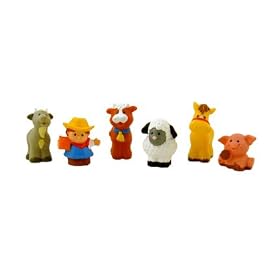 Fisher Price Little People Animal Sounds Farmer and Animals