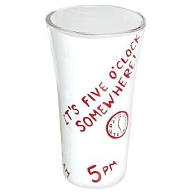 LOLITA Shooter Party Shot Glass - Its 5 O'Clock Somewhere New Gift by Clocks