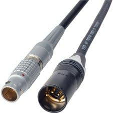 Red One 12V DC Power Cable - Lemo 2B-6-Pin Male to XLR 4-Pin Male - 2 Foot-by-Laird