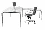 Review design  / Office table Aforma chrome
