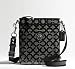 Coach Alex Coated Op Art Signature Crossbody Messenger Bag Swingpack 43210 Black Ivory