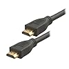 G�n�rique Cordon HDMI 2 m�tres avec fiches moul�es Connexion Or 24K