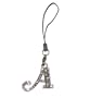 Two's Company Rhinestone Diamonte Purse & Phone Initial Charm
