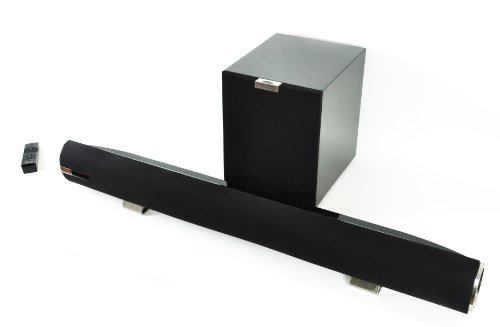 Aura Sound Aura 2.1 Powered Sound Bar with Wireless Subwoofer (Black Gloss, Single Bar/Single Woofer) Aura Sound Aura 2.1 Powered Sound Bar with Wireless Subwoofer (Black Gloss, Single Bar/Single Woofer)