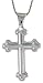 Sterling Silver Hollow Cross Pendant
