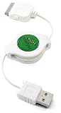 Apple iPod 5G Video (60GB) miniSync Retractable Cable (USB (White))