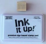 Mini Guitar Chord Rubber Stamp - 5 Frets / with Black Ink Pad