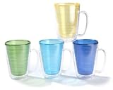 Tropix Cool Rainbow Set Of Four 16oz Mugs
