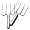 image RSVP Endurance Stainless Steel Turkey Lifter, Set of 2
