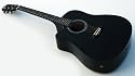 NEW BLACK BEAUTY LEFT HANDED ACOUSTIC ELECTRIC GUITAR