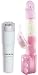 Doc Johnson Ivory Pocket Rocket Vibrator and Tantrica Phthalate Free Deluxe Pink Jelly Crystals Rabbit Vibrator