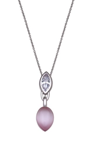 Alvina Damen-Halskette 925 Sterlingsilber mit Zirkonia 45 cm ZH-4532 Preisvergleich