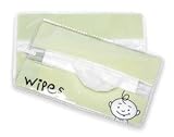 Sugar Booger GREEN DIAPER WIPE Holder POUCH Set 2 Baby