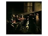 The Calling of St. Matthew, circa 1598-1601 Art Giclee Poster Print by Caravaggio, 16x12