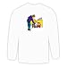 Long Sleeve T-shirt with man, individuals, mammal, humans, human, persons, son, pet, animal, table, body, individual, person, dog, ordering, people, canine