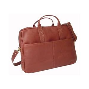 Buy Leather Top-Zip Portfolio by Piel Leather