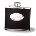 Stainless Steel Leather Flask