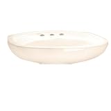 American Standard 0115.808.222 Colony 21-Inch Pedestal Sink Basin with 8-Inch Faucet Holes, Linen