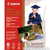 Office Product: Canon Glossy Credit Card Size Photo Paper 100 Sheets 9157A023