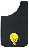 PlastiColor Splash Guard Mud Flaps Black Tweety | 1 Pair | 19L x 11W