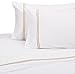 Amazon Brand – Pinzon 400-Thread-Count Egyptian Cotton Sateen Hotel Stitch Sheet Set - King, Taupe