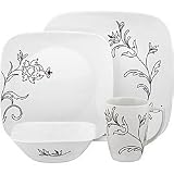 Corelle 'Royal Lines' Square 16-piece Dinnerware Set Corelle 'Royal Lines' Square 16-piece Dinnerware Set