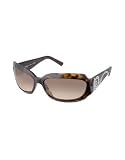 Salvatore Ferragamo Gancini Swarovski Crystal Sunglasses havana/shaded brown