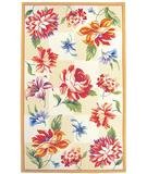 Safavieh Chelsea HK216A IVORY 4 6 X 6 6 Oval Area Rug