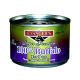 Evanger's Super Premium 100% Buffalo for Dogs, Case of 24