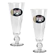 Washington Nationals MLB 2pc Pilsner Glass Set with Baseball on stem - Oval Logo