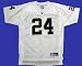 Oakland Raiders Charles Woodson White Replica Authentic Youth Jersey, Size= Small