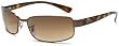 Ray-Ban RB3364 Rectangular Wrap Sunglasses