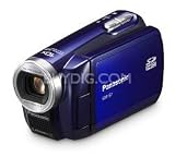 Panasonic SDR-S7A - Camcorder - widescreen - 680 Kpix - optical zoom: 10 x - supported memory: MMC, SD, SDHC - flash card - blue