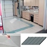 Polyvinyl Clear Floor Covering 7-1/2'X20' Rib Pattern