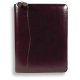 Day-Timer Desk 1 Western Coach Zippered Binder - Burgundy