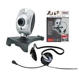 Trust CP2100 Chat VoIP Pack,including webcam and headset with microphoneand video cvideo conferencing Complete