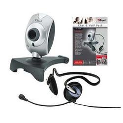 Trust CP2100 Chat VoIP Pack,including webcam and headset with microphoneand video cvideo conferencing Complete