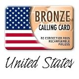 BRONZE USA Phone Card / International Calling Card - BEST CALL QUALITY - Instantly Emailed.