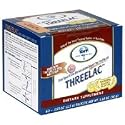 Threelac Probiotic Dietary Supplement, Natural Lemon Flavor, .053-Ounce Packets (Pack of 60)