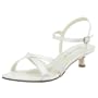 Coloriffics Women's Lindsay Sandal,White,7.5 M