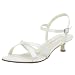 Coloriffics Women's Lindsay Sandal,White,8 M