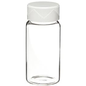 Kimble Kimax 74500-20 Glass 20mL Scintillation Vial, with Urea/Cork-Foil Cap/Liner (Case of 500): Industrial &amp; Scientific