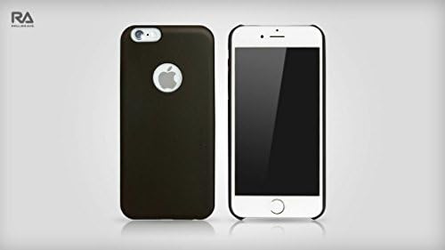 iPhone 6 Plus Case, Rolling Avenue [RA], Premium TPU Leather Case [Soft Touch] [Exact Fit] iPhone 6 Plus + (5.5 inch screen) Flexible Super Light Ultra Slim Case with Apple Logo Cutout [1.2mm Thickness] **NEW** Premium Crafted Synthetic Leather Case with Microfiber Lining for iPhone 6 Plus (5.5) (2014) [AT&T, Verizon, Sprint, T-Mobile, Unlocked, GSM, Quad Band] (Jet Black)