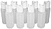 Pinnacle Mercantile 2 Oz Empty Plastic Squeeze Bottles with Disc Top Flip Cap Set of 9 Travel Size by