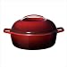 KitchenAid 12-Inch Cast-Iron Chicken Fryer, Garnet