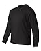 Hanes Youth Tagless, ComfortSoft, Long-Sleeve T-Shirt - BLACK - M
