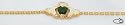 14kt Yellow Gold 7" Claddagh Bracelet - SF316-7