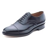 Loake-Black capped toe Oxford shoes-7.5