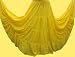 Yellow Bellydance Womens 4TU* Flared 4 Tier Chiffon Skirt Skirt