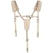 Klein 5413 Soft Leather Work Belt Suspenders